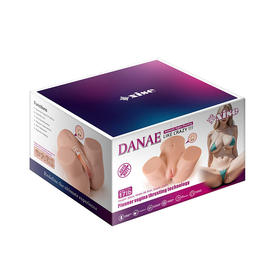 XISE - DANAE THRUSTING MASTUBADOR VAGINA REALÍSTICO CON VIBRACIÓN MULTIPOSICIÓN