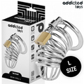 ADDICTED TOYS LOCKED - IRON CELL JAULA PARA PENE DE METAL 5 CM TALLA L