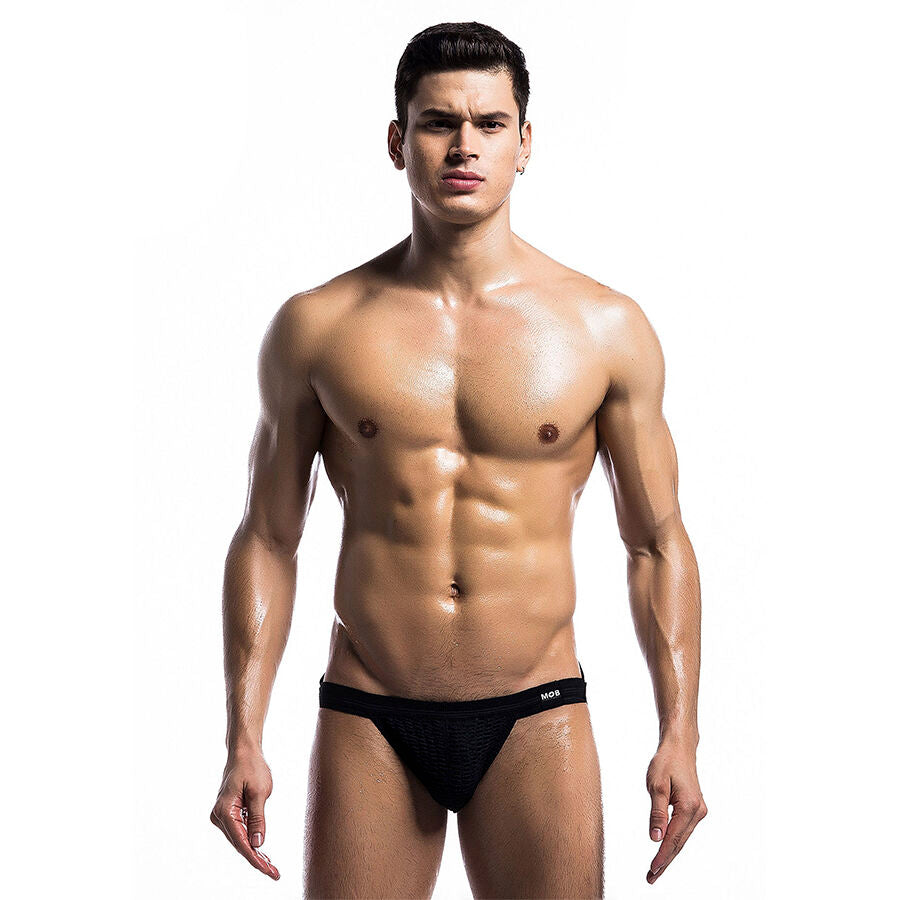 MOB - BAÑADOR FETISH JOCKSTRAP NEGRO TALLA M