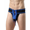 MOB - FETISH JOCKSTRAP FÚTBOL AZUL TALLA M