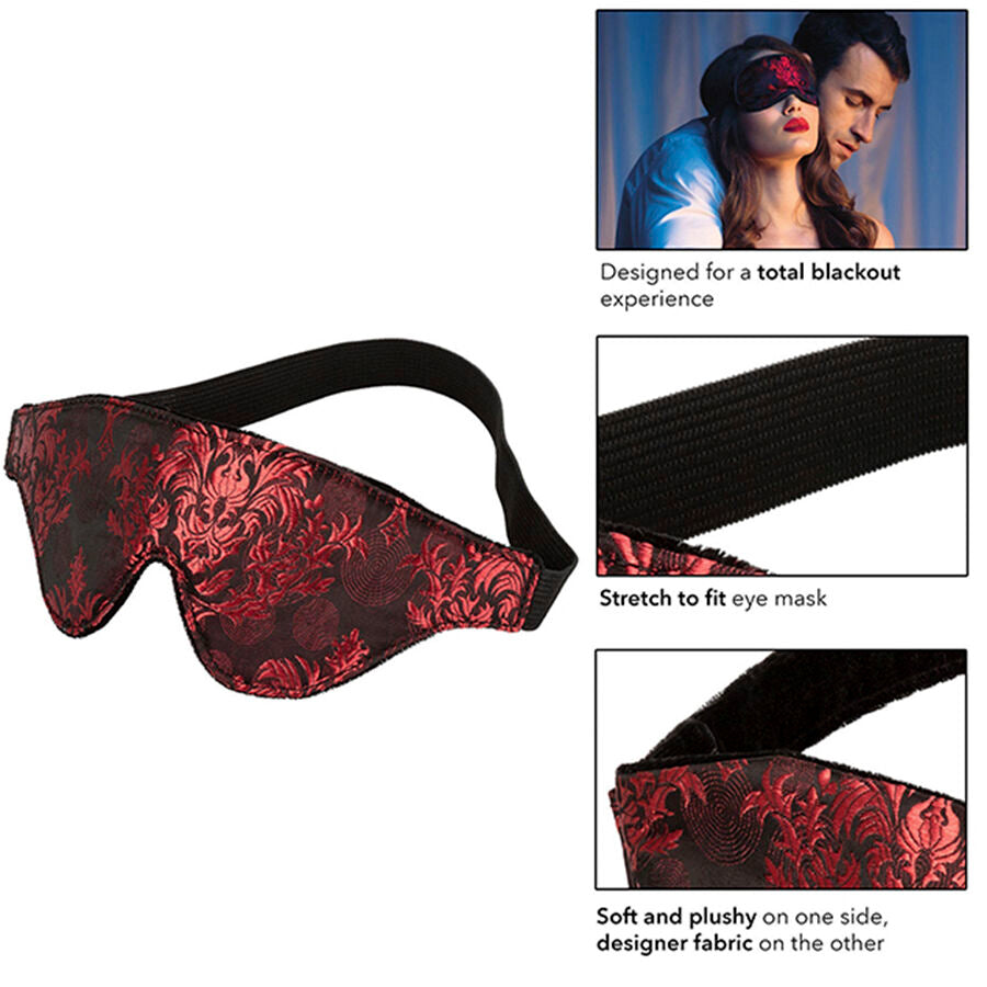 CALEXOTICS - SCANDAL ANTIFAZ OPACO DETALLES ROJO