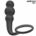 ADDICTED TOYS - PLUG ANAL CON ANILLO SILICONA MODELO 1