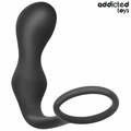 ADDICTED TOYS - PLUG ANAL CON ANILLO SILICONA MODELO 3
