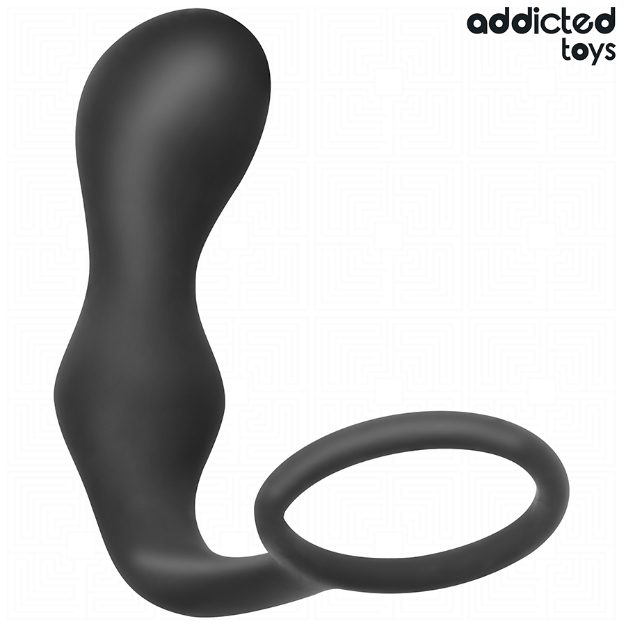 ADDICTED TOYS - PLUG ANAL CON ANILLO SILICONA MODELO 3