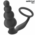ADDICTED TOYS - PLUG ANAL CON ANILLO SILICONA MODELO 5