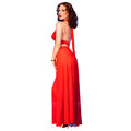 CHILIROSE - CR 4857 SET TOP Y PANTALONES ROJO TALLA S