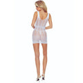 PASSION - BS113 BODYSTOCKING ENCAJE BLANCO
