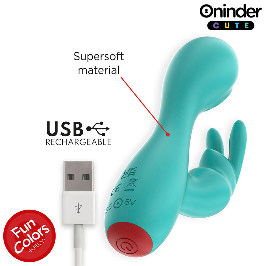 ONINDER CUTE - LOVE BUNNY VIBRADOR PUNTO G Y CLÍTORIS - APP MUNDIAL GRATUITA