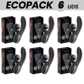 ECOPACKS 6 UDS - IBIZA VIBRADOR TWISTER CON ESTIMULADOR CURVE Y VIBRO-ROTACIÓN
