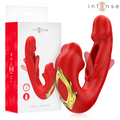 INTENSE - NATHY VIBRADOR DOBLE CON BOCA ESTIMULADORA MULTIFUNCIÓN ROJO