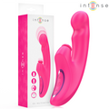 INTENSE - EMI VIBRADOR 13,5 CM MULTIFUNCIÓN 3 EN 1 10 VIBRACIONES ROSA