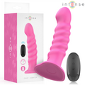 INTENSE - CINDY VIBRADOR TALLA L DISEÑO EN ESPIRAL 10 VIBRACIONES ROSA CONTROL REMOTO