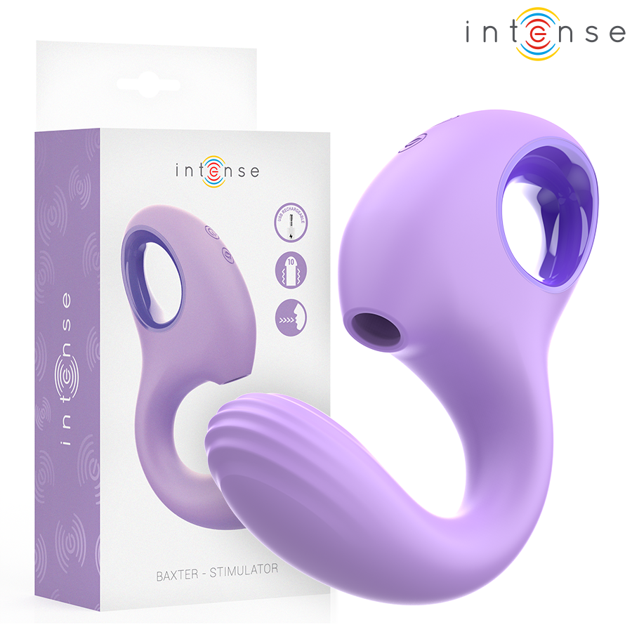 INTENSE - BAXTER VIBRADOR & ESTIMULADOR VIOLETA