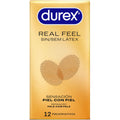 DUREX - PRESERVATIVOS REAL FEEL SIN LÁTEX 12 UNIDADES