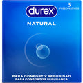 DUREX - PRESERVATIVOS NATURAL 3 UNIDADES
