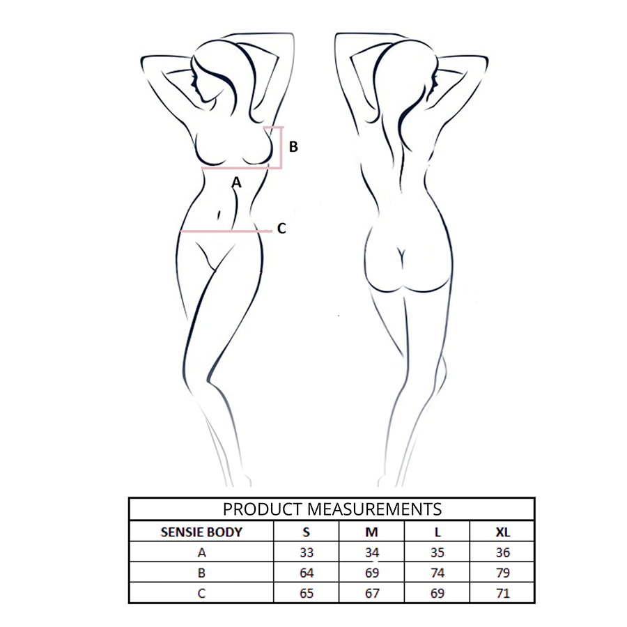 PASSION - SENSIE BODY AMARILLO L/XL