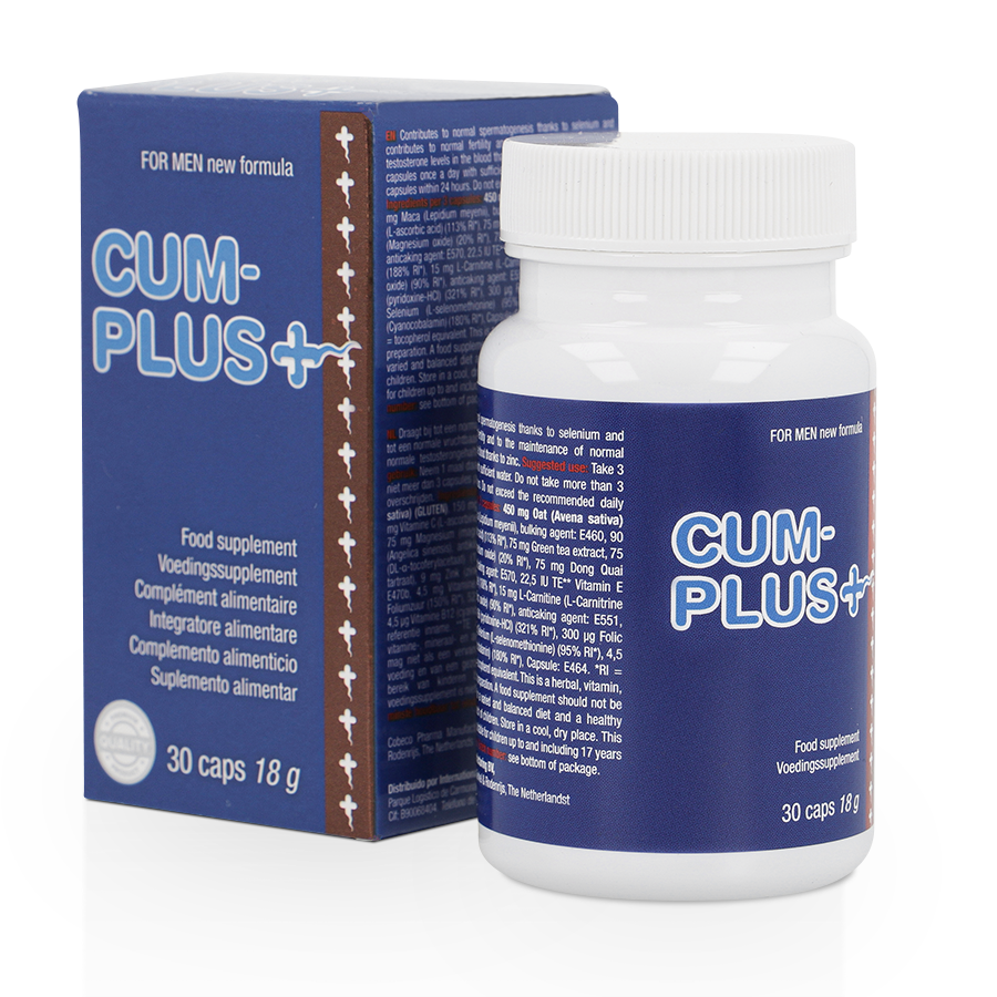 Cum Plus – Complemento alimenticio para la calidad del esperma y el bienestar masculino