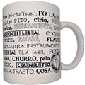 DIABLO PICANTE - TAZA BLANCA DE SINÓNIMOS PENE 370 ML