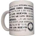 DIABLO PICANTE - TAZA BLANCA DE SINÓNIMOS HUEVOS 370 ML