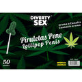 DIABLO GOLOSO - 50 PIRULETAS PENE AROMA CANNABIS
