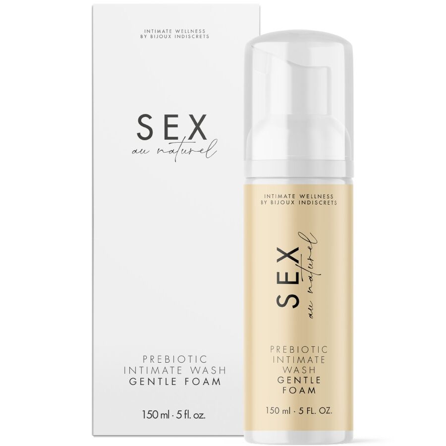 BIJOUX INDISCRETS - SEX AU NATUREL GEL ÍNTIMO PREBIÓTICO CON ESPUMA 150 ML