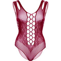 LEG AVENUE - 81641X BODY TIRANTES SIN COSTURAS BURDEOS TALLA 1X/2X