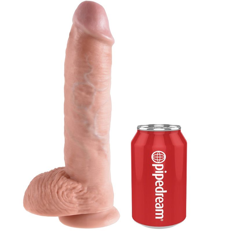 KING COCK - 10 PENE REALÍSTICO NATURAL 26.5 CM