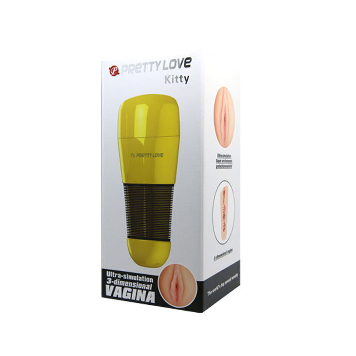 PRETTY LOVE - MASTURBADOR MASCULINO KITTY ULTRA SIMULACION VAGINA