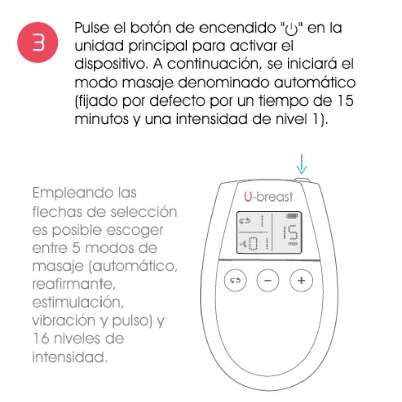 500 COSMETICS - U BREAST AUMENTO PECHOS ELECTROESTIMULACIÓN