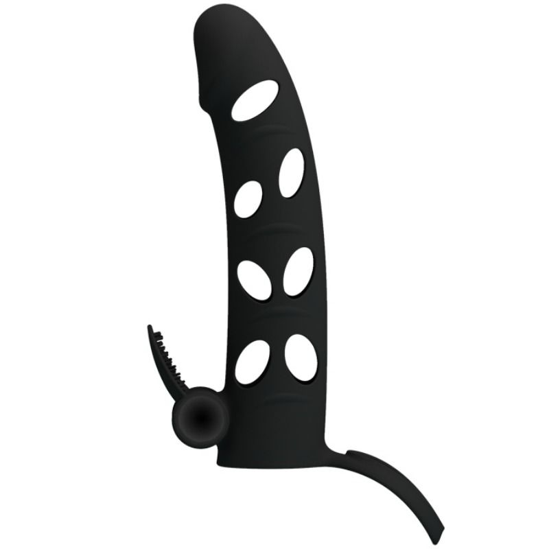 PRETTY LOVE - FUNDA SILICONA CON VIBRACIÓN 15.2 CM