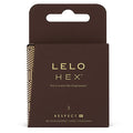 LELO HEX CONDOMS RESPECT XL 3 PACK