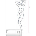 PASSION - WOMAN BS032 BODYSTOCKING ROJO TALLA ÚNICA