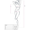 PASSION - WOMAN BS035 BODYSTOCKING ROJO TALLA ÚNICA