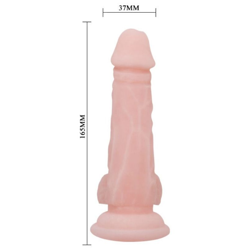 BAILE - SUPER DILDO REALÍSTICO NATURAL 16.5 CM